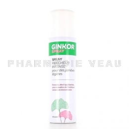 GINKOR Spray Spray Fraîcheur intense pour les jambes 125 ml