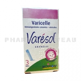 Boiron Varésol Varicelle 3 tubes granules