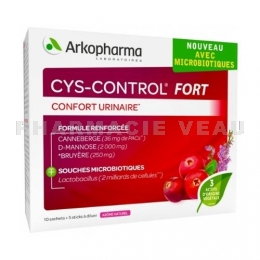 Arkopharma Cys-Control Fort 10 sachets + 5 sticks