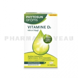 Phytosun Aroms Vitamine D3 400 UI 36 capsules