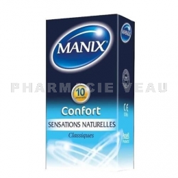 Manix Préservatif Confort Natural Sensations Classic x10