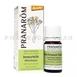 IMMORTELLE -Pranarôm Huile Essentielle Bio Immortelle Hélichryse Demeter - Flacon 2 ml