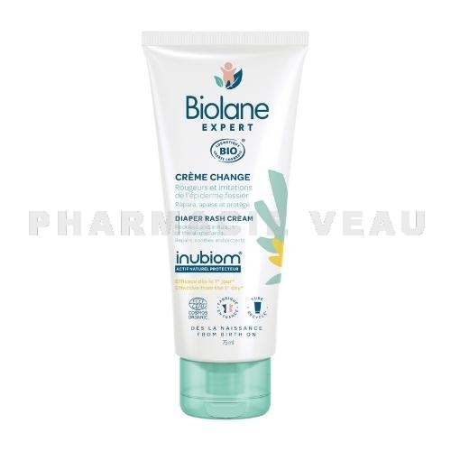 Biolane Expert Crème Change Bio 75 ml Soin bébé - Pharmacie Veau