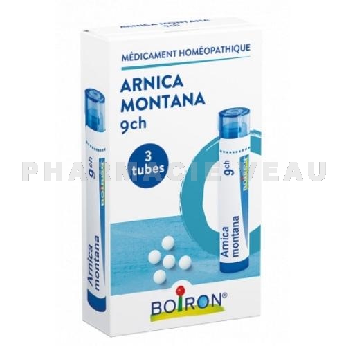 ARNICA MONTANA 9CH 3 tubes Boiron Bleus et bosses - Pharmacie Veau