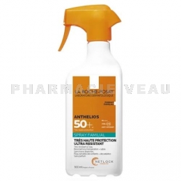 LA ROCHE POSAY - ANTHELIOS Spray Familial très Haute Protection Ultra Résistant SPF50+ 300 ml