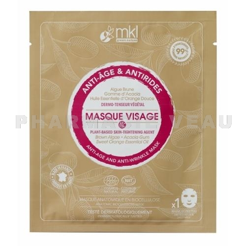 MKL Green Nature Masque Visage Anti-Âge Antirides Bio