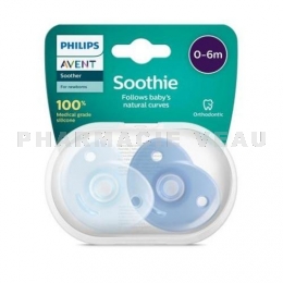 AVENT Soothie Sucettes Orthodontiques 0-6 mois x2
