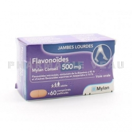 Flavonoïdes 500 mg 60 comprimés Mylan