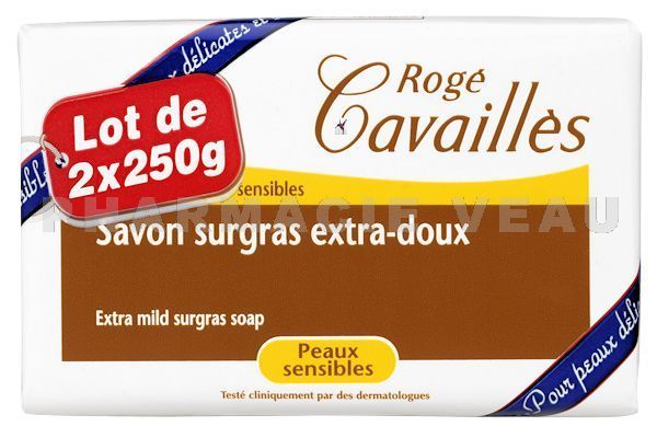 ROGE CAVAILLES Savon Surgras Extra Doux Lot 2 x 250g