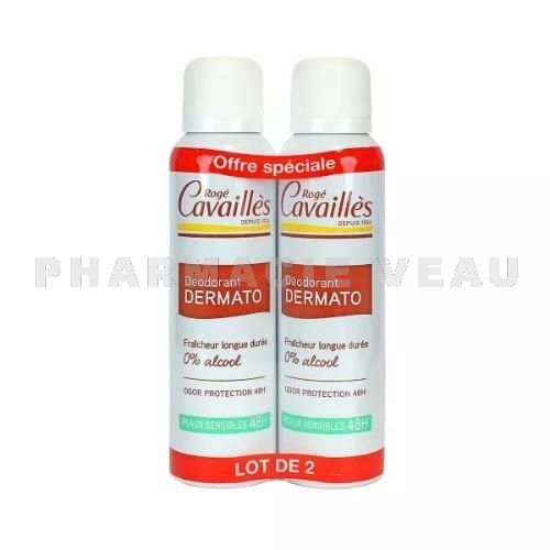 CAVAILLES - Déodorant Dermato Peaux Sensibles 48H