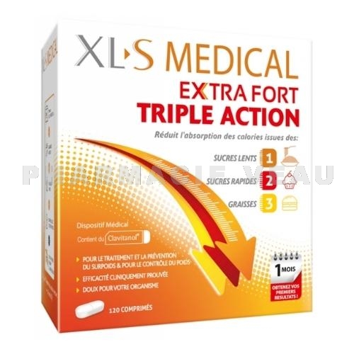XLS MEDICAL Minceur EXTRA FORT (120 comprimés)