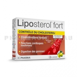 LIPOSTEROL Fort Contrôle du Cholestérol 30 comprimés