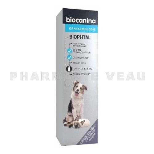 Biocanina Biophtal Solution Ophtalmologique 125 ml