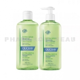 DUCRAY - Extra Doux Shampooing Dermo Protecteur 2x400 ml