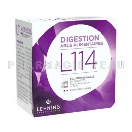 L114 Troubles digestifs Gouttes 30 ml Digestion Lehning