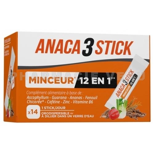 ANACA3 Minceur 12-en-1 14 sticks 