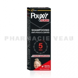 Pouxit Flash Shampooing Anti-Poux et Lentes 100 ml