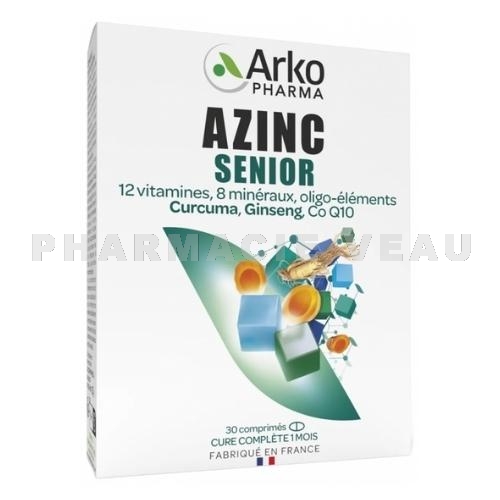 ARKOPHARMA -  Azinc Senior - 30 comprimés