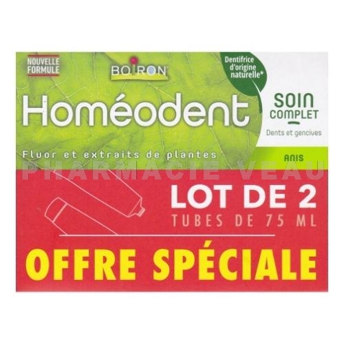 Boiron Homéodent Dentifrice Soin Complet Anis