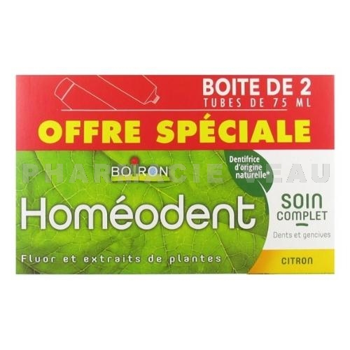 Boiron Homéodent Dentifrice Soin Complet Citron