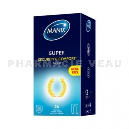 Manix Super Security & Comfort 24 préservatifs