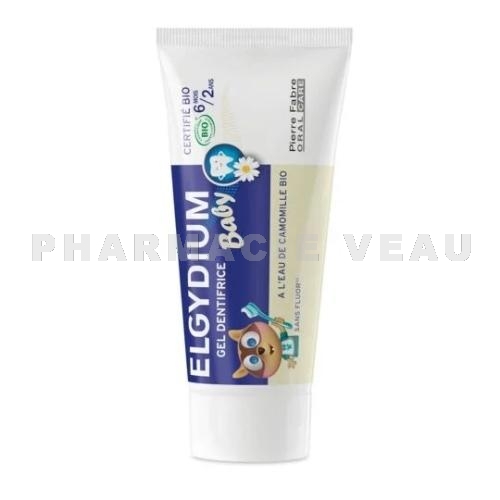 Elgydium Baby Gel Dentifrice Bébé Bio 30 ml - Pharmacie Veau