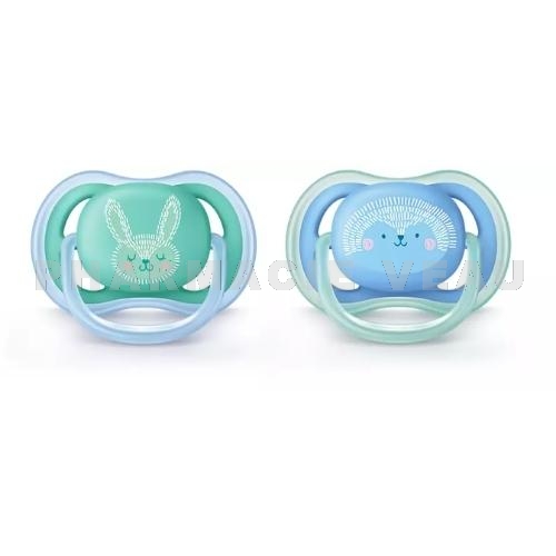 AVENT Sucettes 6-18 mois Ultra Air (x2)