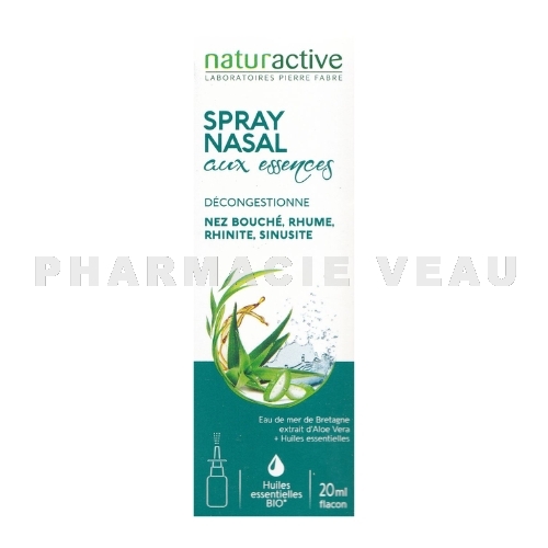 NATURACTIVE Spray nasal décongestionnant huiles essentielles (20ml) 