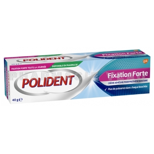 Polident Fixation Forte Crème Adhésive Pour Prothèse Dentaire 40 g