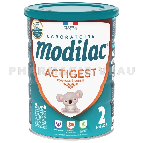 MODILAC Actigest Lait en Poudre 2ème Age 6-12 mois 800 g