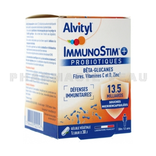 ALVITYL - ImmunoStim Probiotiques 30 gélules