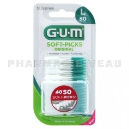 GUM Soft-Picks Original 50 brossettes interdentaires