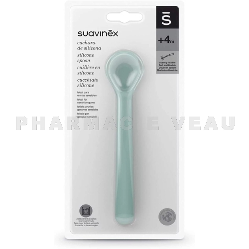 Suavinex Cuillère en Silicone +4 mois - Pharmacie Veau