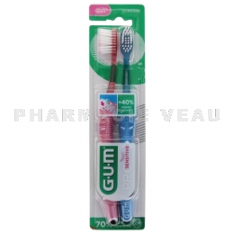 GUM Brosse à Dents Ultra Souple Pro Sensitive 510 x2
