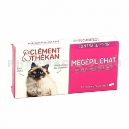 Clément Thékan Mégépil Chat Contraception - 12 comprimés