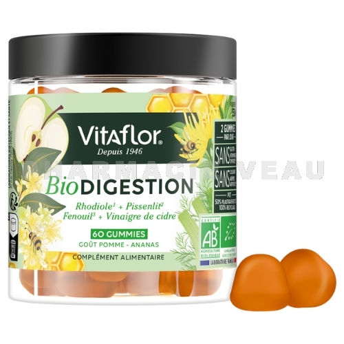 Vitaflor Bio Digestion 60 gummies - Pharmacie Veau