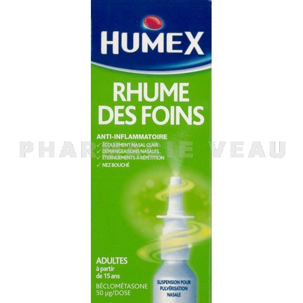 HUMEX Rhume des Foins Spray nasal Béclométasone 100 doses
