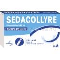 SEDACOLLYRE Collyre Antiseptique 10 recipients unidoses 