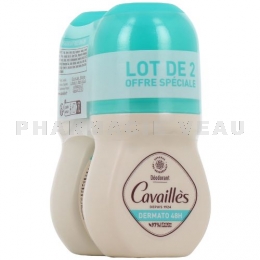 CAVAILLES - Anti-transpirant - Roll On Dermato 48h Lot 2x50 ml