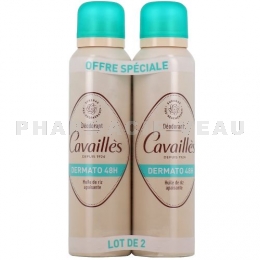 CAVAILLES - Déodorant Spray Dermato 48h Lot 2x150 ml