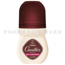 CAVAILLES - Déodorant Roll On Homme Anti-transpirant 48h 50ml