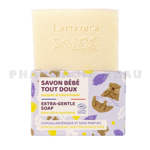 LAMAZUNA - Savon Bébé Tout Doux - Pain Solide - 100gr