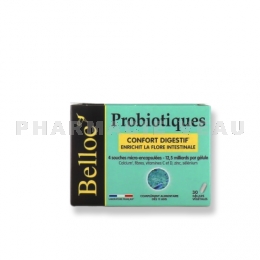 BELLOC - Probiotiques Confort Digestif - 30 gélules