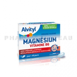 ALVITYL - Magnésium Et Vitamine B6 - Fatigue, Nerveux, Musculaire - 45/120 Comprimés