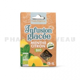 Nat & Form - Infusion Glacée - Menthe Citron BIO - 6 Sachets