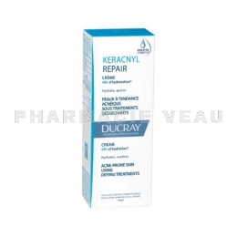 DUCRAY KERACNYL Repair - Crème hydratante - Tube 50ml