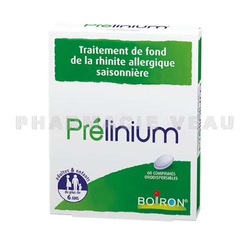 BOIRON - Prélinium - Traitement De La Rhinite - 60 comprimés