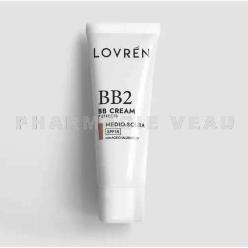 LOVREN - BB2 - BB Crème Teinté Medium Foncé SPF 15 - Tube 25ml