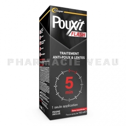 COOPER - Pouxit Flash Traitement Poux Et Lentes - Spray 150ml 