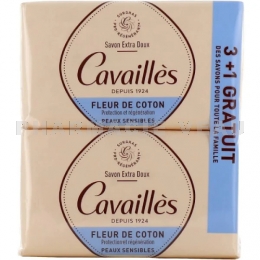 CAVAILLES - Savon Extra Doux Fleur de Coton - 2 formats